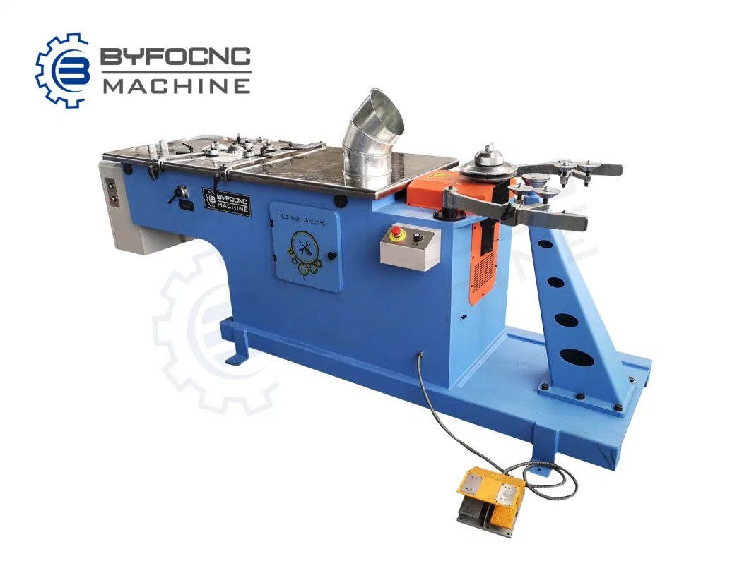 Fast Delivery Hydraulic Sheet Metal Round Duct Elbow Gorelocker Making Machine